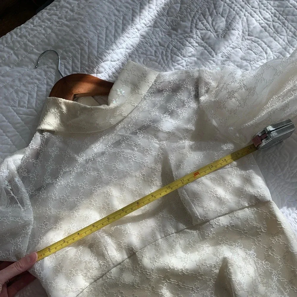 1960s handmade vogue pattern and wedding dress - Picture 12 of 15